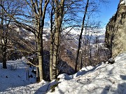 Sulle nevi del Monte Zucco (1232 m ) da S. Antonio Abbandonato (987 m) sui sent. 505-506 il 14 gennaio 2021 - FOTOGALLERY